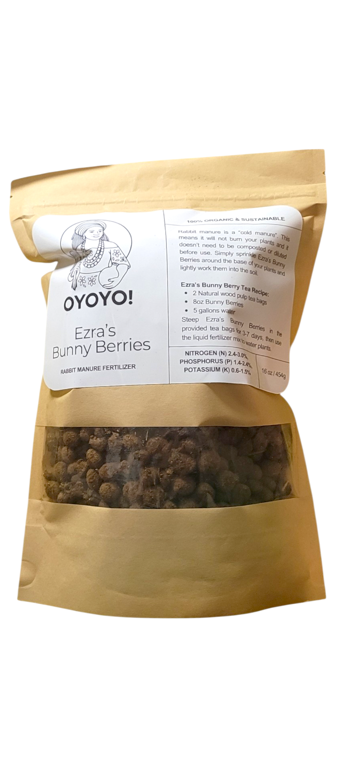 Ezra's Bunny Berries - All Natural Organic Garden Fertilizer - Image 2